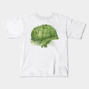 Soldier Helmet Kids T-Shirt